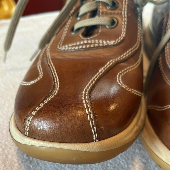 Clarks Men's Size 8.5 M Leather Lace Up Casual Walking Shoe Comfort Style - Picture 4 of 10